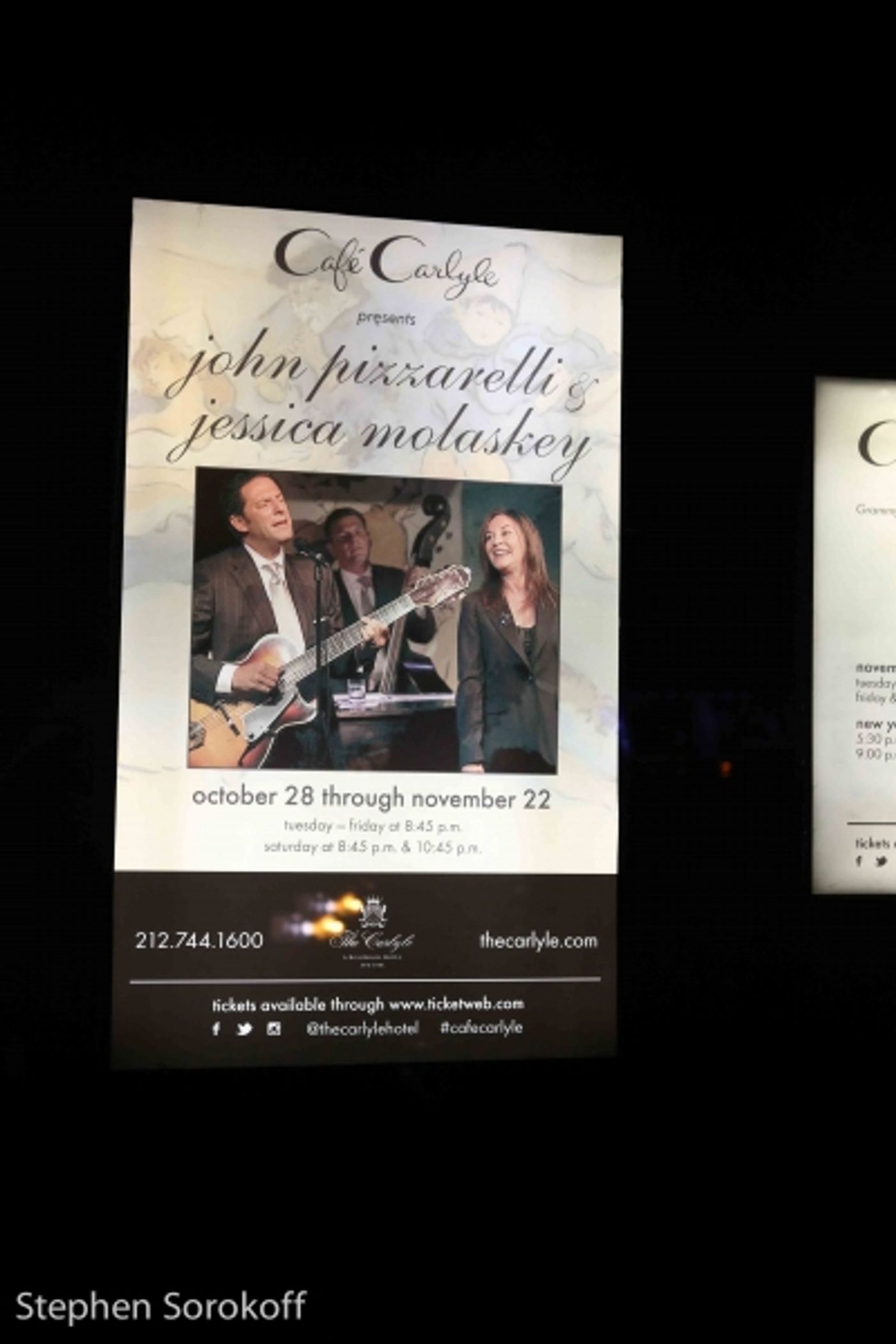 Photo Coverage: Bucky Pizzarelli Steps in for Jessica Molaskey at Cafe Carlyle  Image