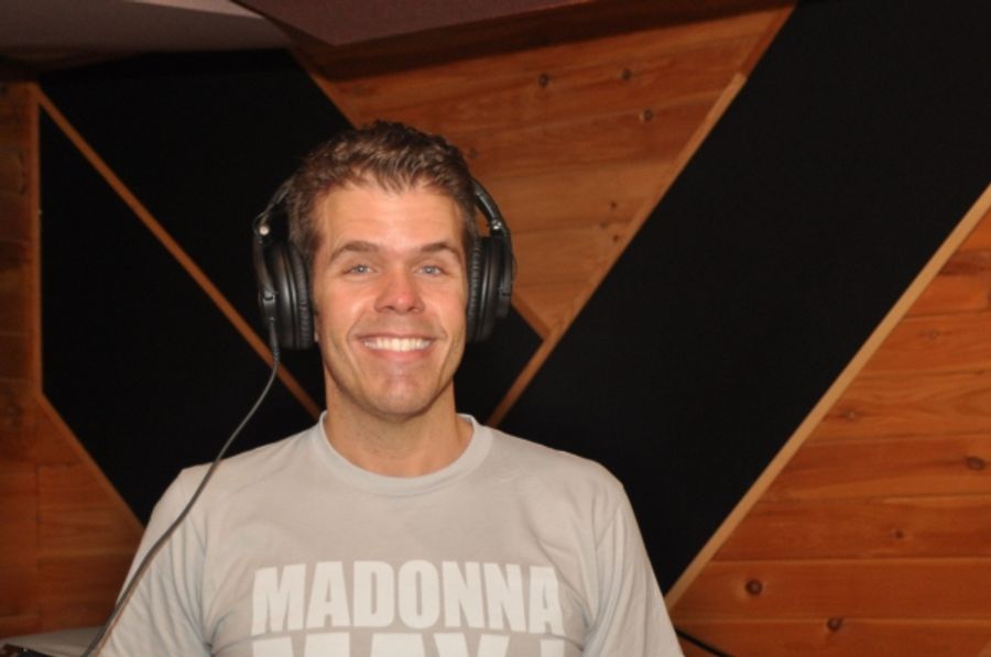Exclusive Photo Coverage: In the Recording Studio with Perez Hilton for Carols For A Cure Image