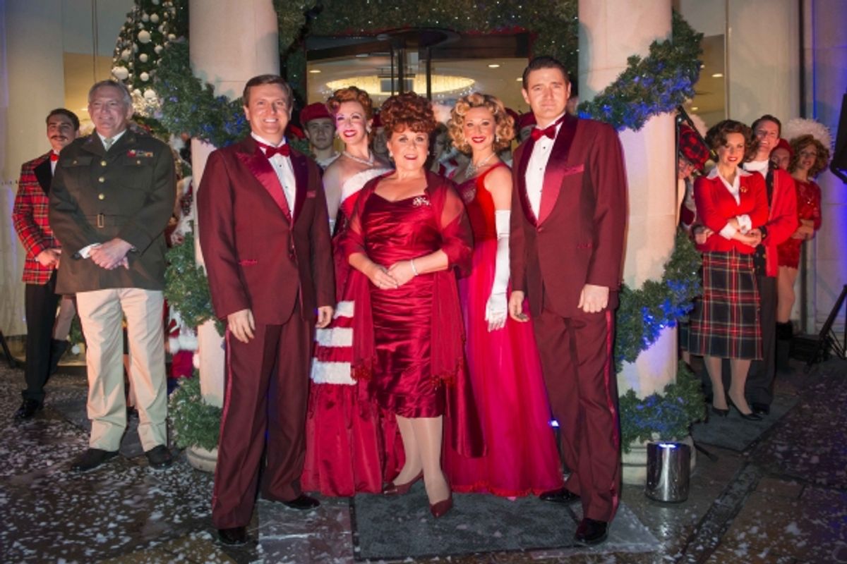 Aled Jones, Wendi Peters, and Tom Chambers and the Cast of White Christmas  at 