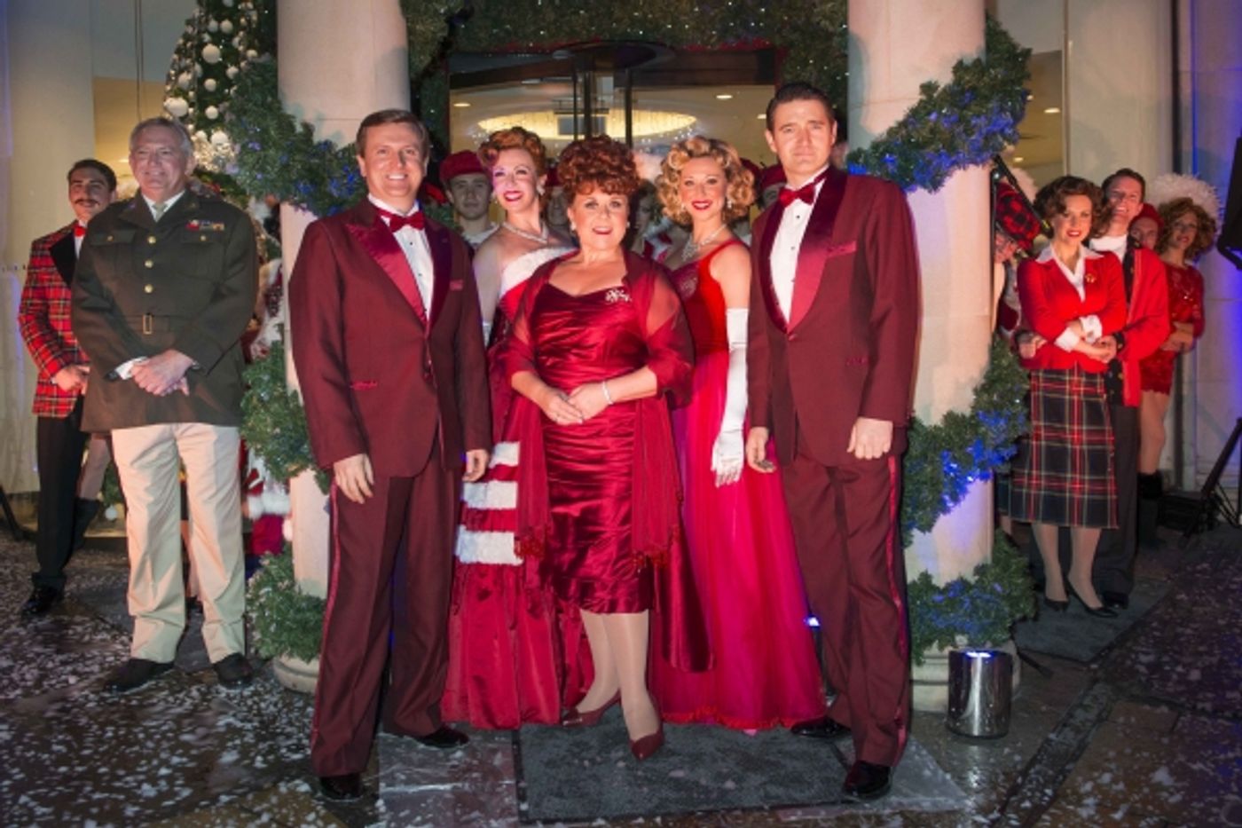 Photo Flash: Cast of WHITE CHRISTMAS Launch Christmas Windows at Fenwick of Bond Street  Image