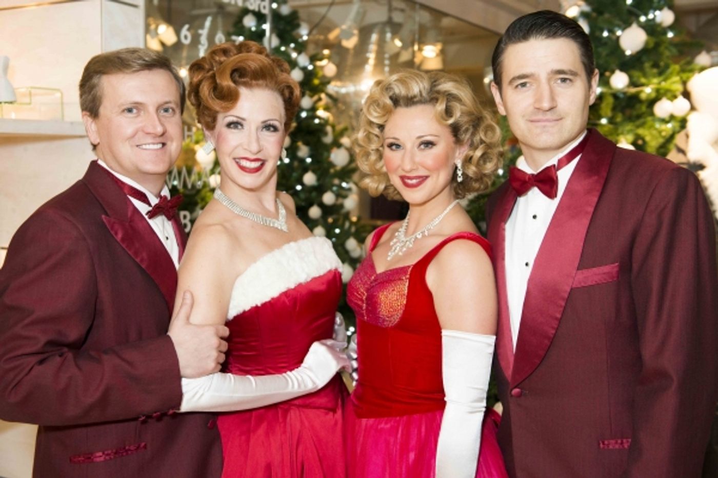 Photo Flash: Cast of WHITE CHRISTMAS Launch Christmas Windows at Fenwick of Bond Street  Image