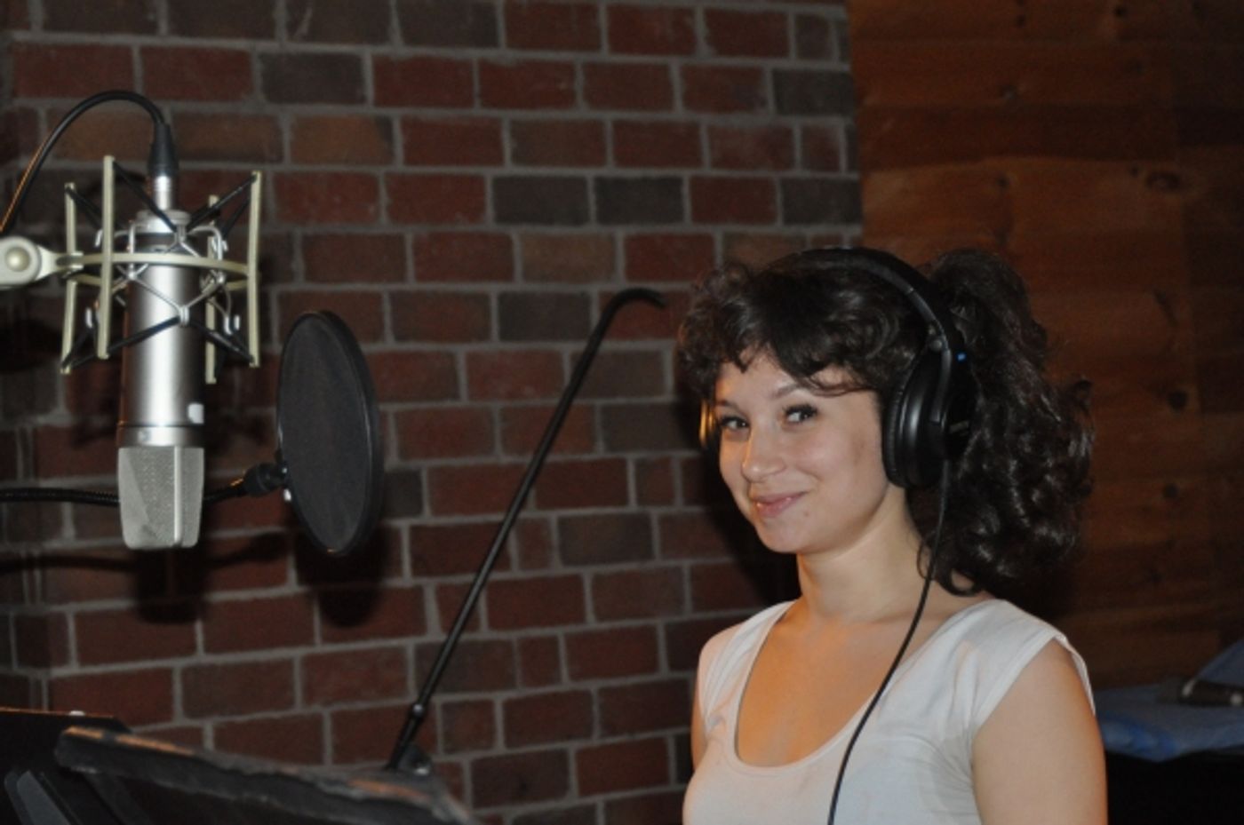 Exclusive Photo Coverage: In the Recording Studio with the MAMMA MIA! Cast for Carols For A Cure! Image
