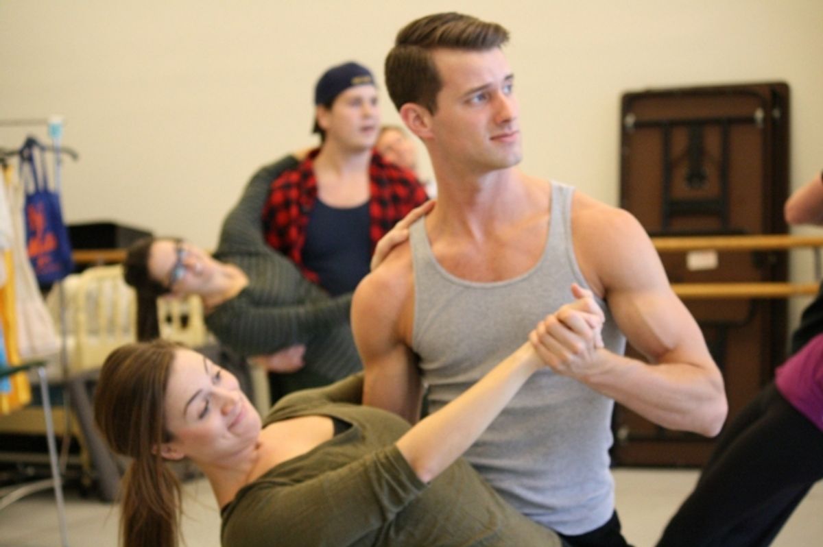 Liz Shivener and CJ Pawlikowski; background Elizabeth Burton and Davey Rosenberg at 