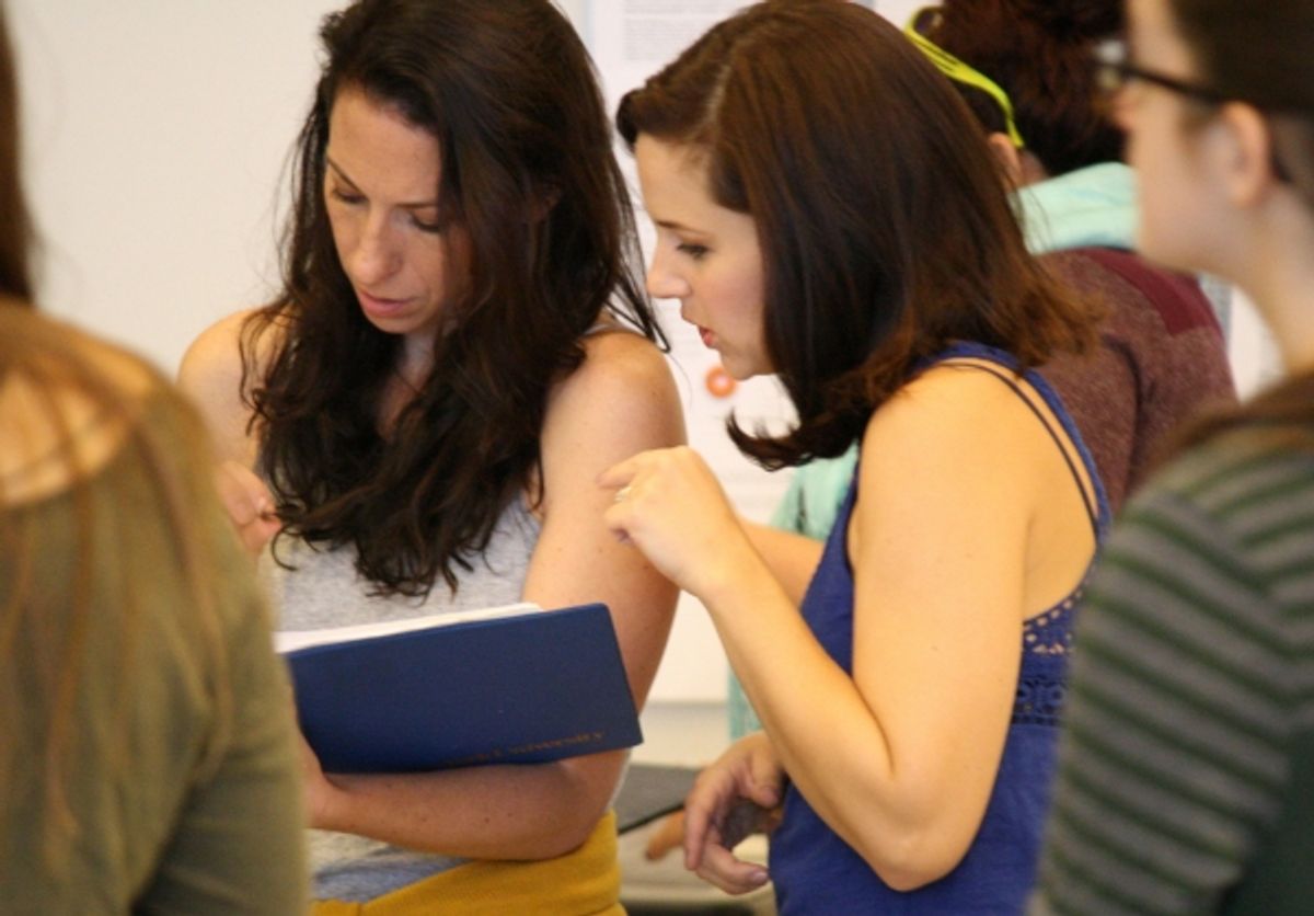 Piper Goodeve, Jessica Grove, Elizbeth Burton at 