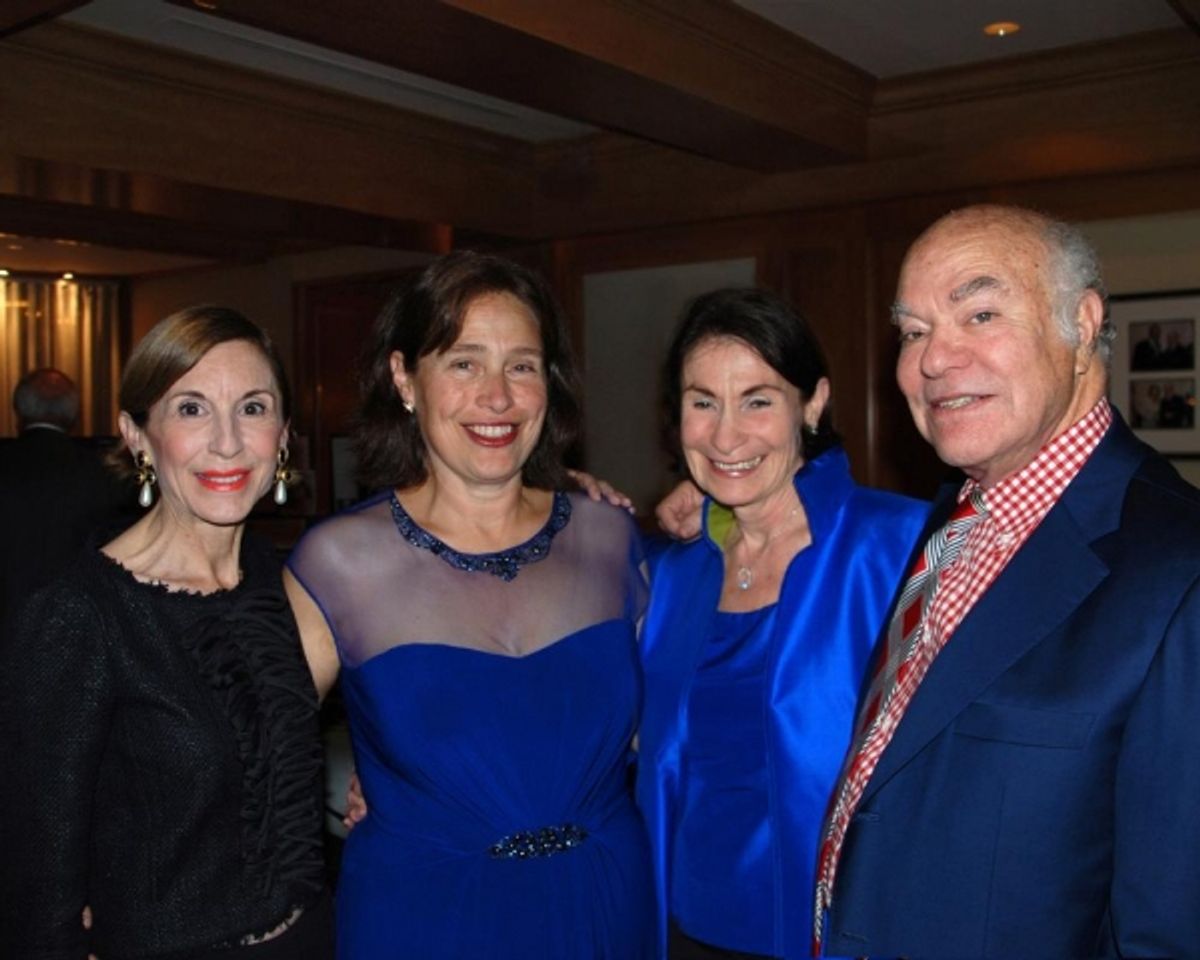 Marsha Monro, Bay Area Cabaret founder Marilyn Levinson, and Jean and Michael Strunsky (Gershwin Estate) at 
