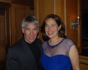 Stephen Schwartz and Bay Area Cabaret founder Marilyn Levinson Photo
