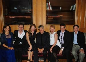 Bay Area Cabaret founder Marilyn Levinson, Michael McCorry Rose, Ana Gasteyer, Stephen Schwartz, Liz Callaway, Michael Orland, and Michael Kerker @ BroadwayWorld Bay Area Cabaret founder Marilyn Levinson, Michael McCorry Rose, Ana Gasteyer, Stephe Photo