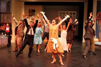 Lisa Ann Goldsmith and the cast Photo