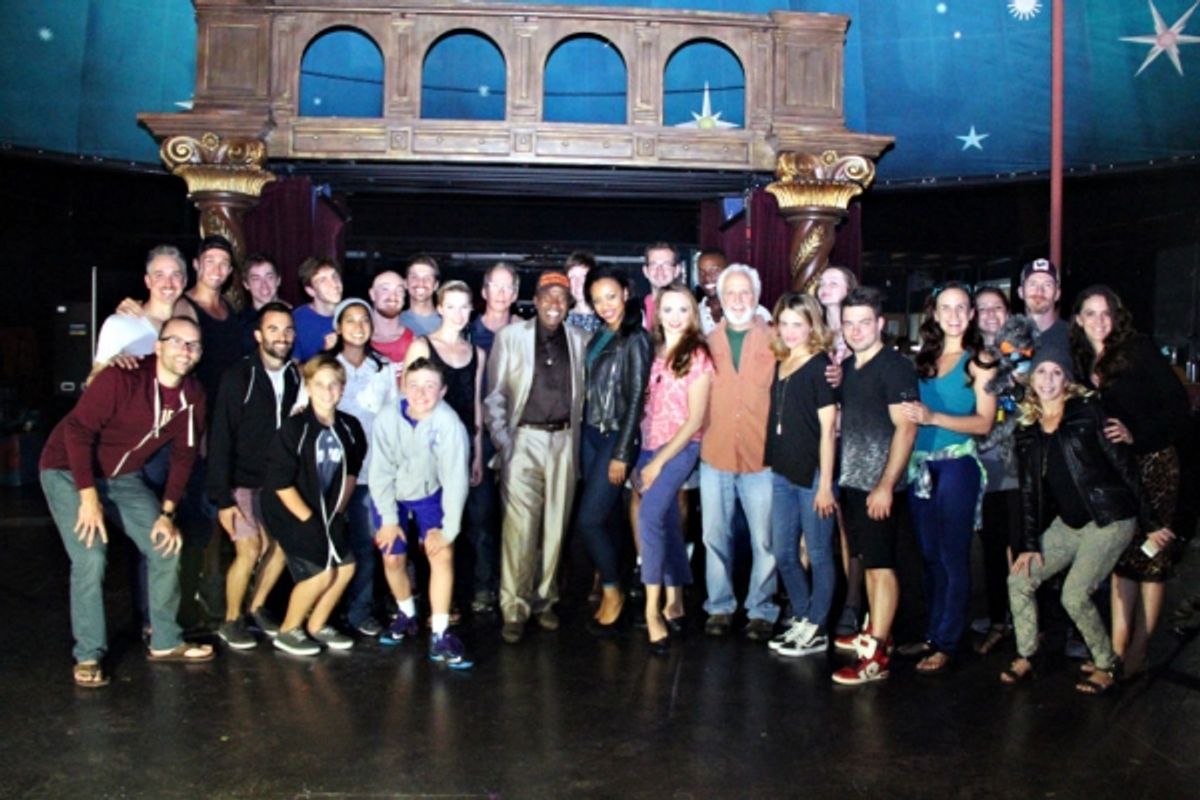 The Touring Cast of PIPPIN with Ben Vereen at 