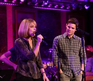 Ashley Spencer & Jeremy Jordan @ BroadwayWorld Ashley Spencer & Jeremy Jordan Photo
