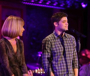 Ashley Spencer & Jeremy Jordan @ BroadwayWorld Ashley Spencer & Jeremy Jordan Photo