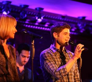 Ashley Spencer & Jeremy Jordan @ BroadwayWorld Ashley Spencer & Jeremy Jordan Photo