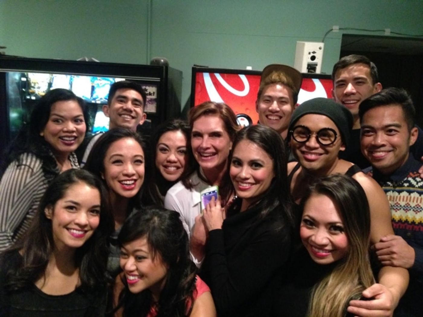 Photo Flash: Brooke Shields Visits HERE LIES LOVE Photo Flash: Brooke Shields Visits HERE LIES LOVE Image