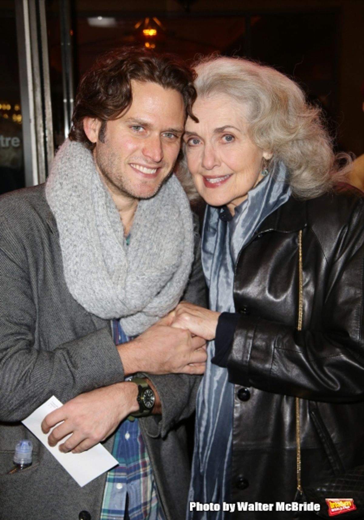 Steven Pasquale and Mary Beth Peil  at 