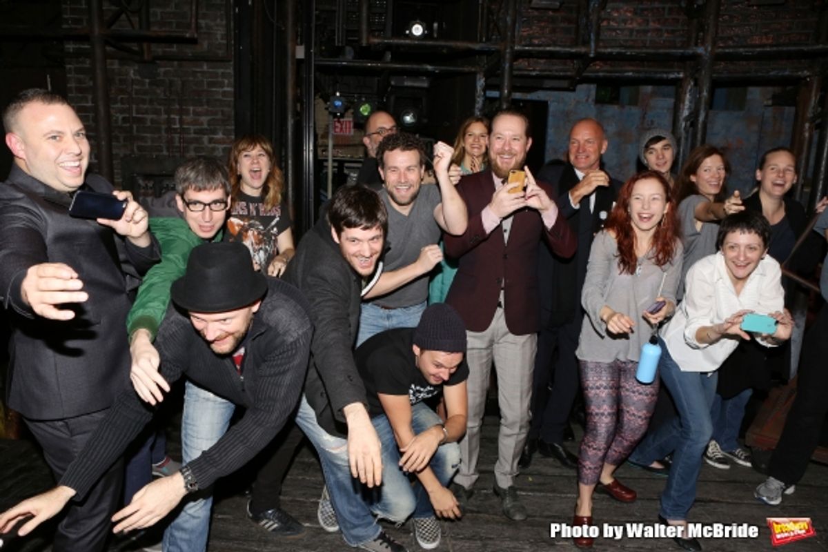 Michael Esper with the cast  at 