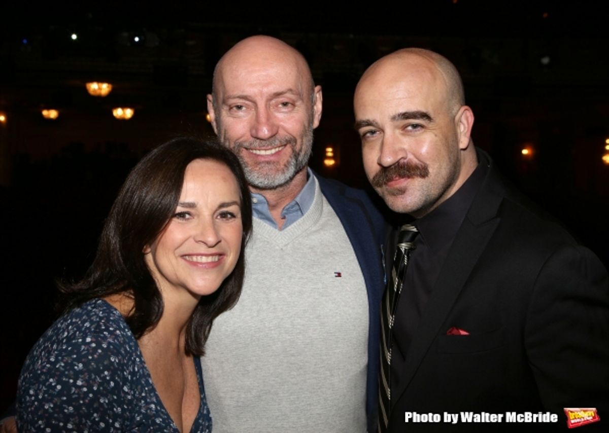 Sally Ann Triplett, Jamie Jackson and Eric Anderson  at 