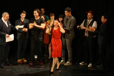 Jay Michaels presents the award for Outstanding Musical to NEW DAWN Photo