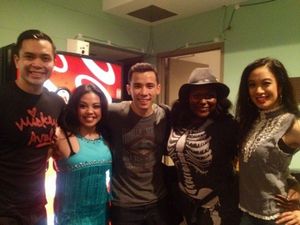 Jose Llana, Maria-Christina Oliveras, Conrad Ricamora, Danielle Brooks, Jaygee Macapugay @ BroadwayWorld Jose Llana, Maria-Christina Oliveras, Conrad Ricamora, Danielle Brooks, Jaygee Macapu Photo