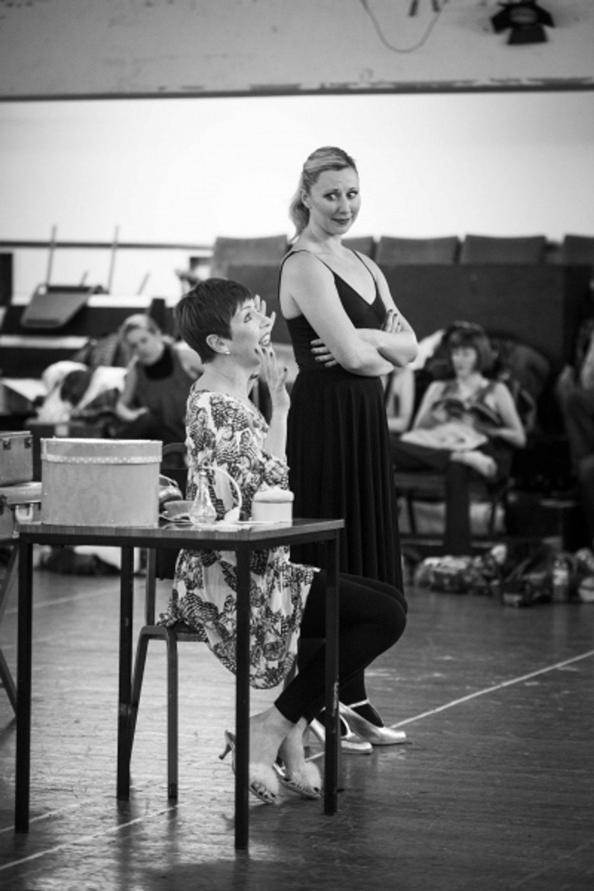 Rachel Stanley (Betty Haynes) and Louise Bowden (Judy Haynes) at 