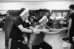 Tom Chambers (Phil Davis) and Aled Jones (Bob Wallace) @ BroadwayWorld Tom Chambers (Phil Davis) and Aled Jones (Bob Wallace) Photo