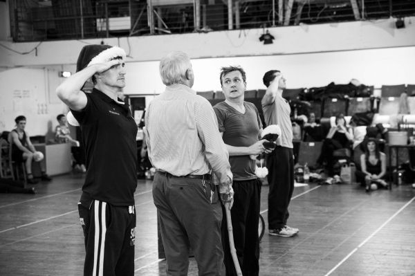 Tom Chambers (Phil Davis), Graham Cole (General Waverley) and Aled Jones ( Bob Wallac Photo