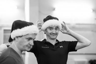 Aled Jones (Bob Wallace) and Tom Chambers (Phil Davis) Photo