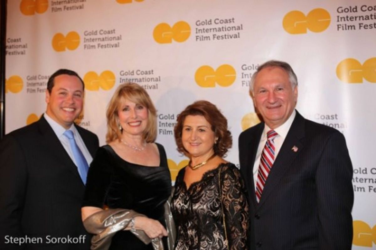 Michael Glickman, Regina Gill, Nassau County Comptoller George Maragos & wife at 