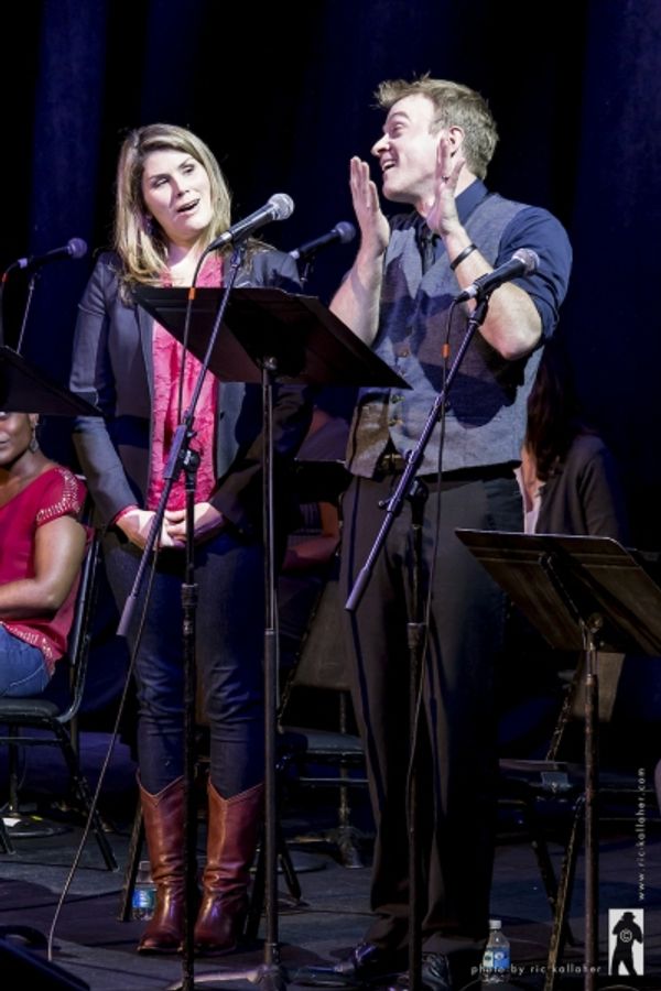Heidi Blickenstaff and Geoff Packard in STRING Photo