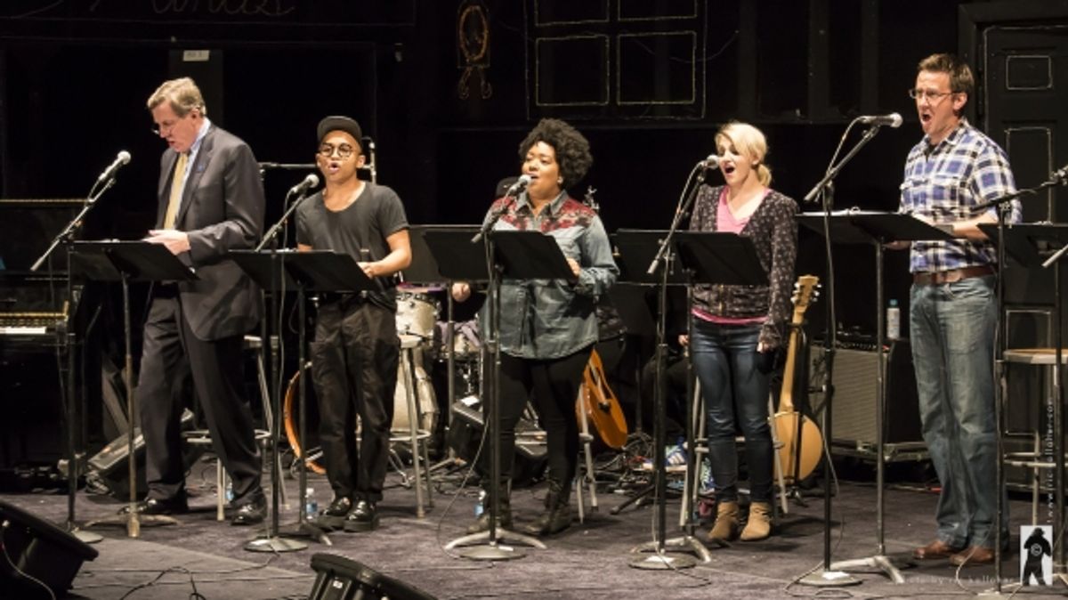 Nick Wyman, Jeigh Madjus, Celisse Henderson, Annaleigh Ashford and Lewis Cleale in STU FOR SILVERTON at 