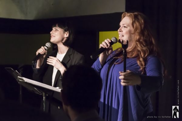 Molly Hager and Katie Thompson perform in a Songwriter Session featuring the work of  Photo