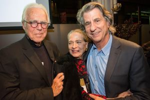 John Guare, Adele Chatfield-Taylor and David Rockwell Photo