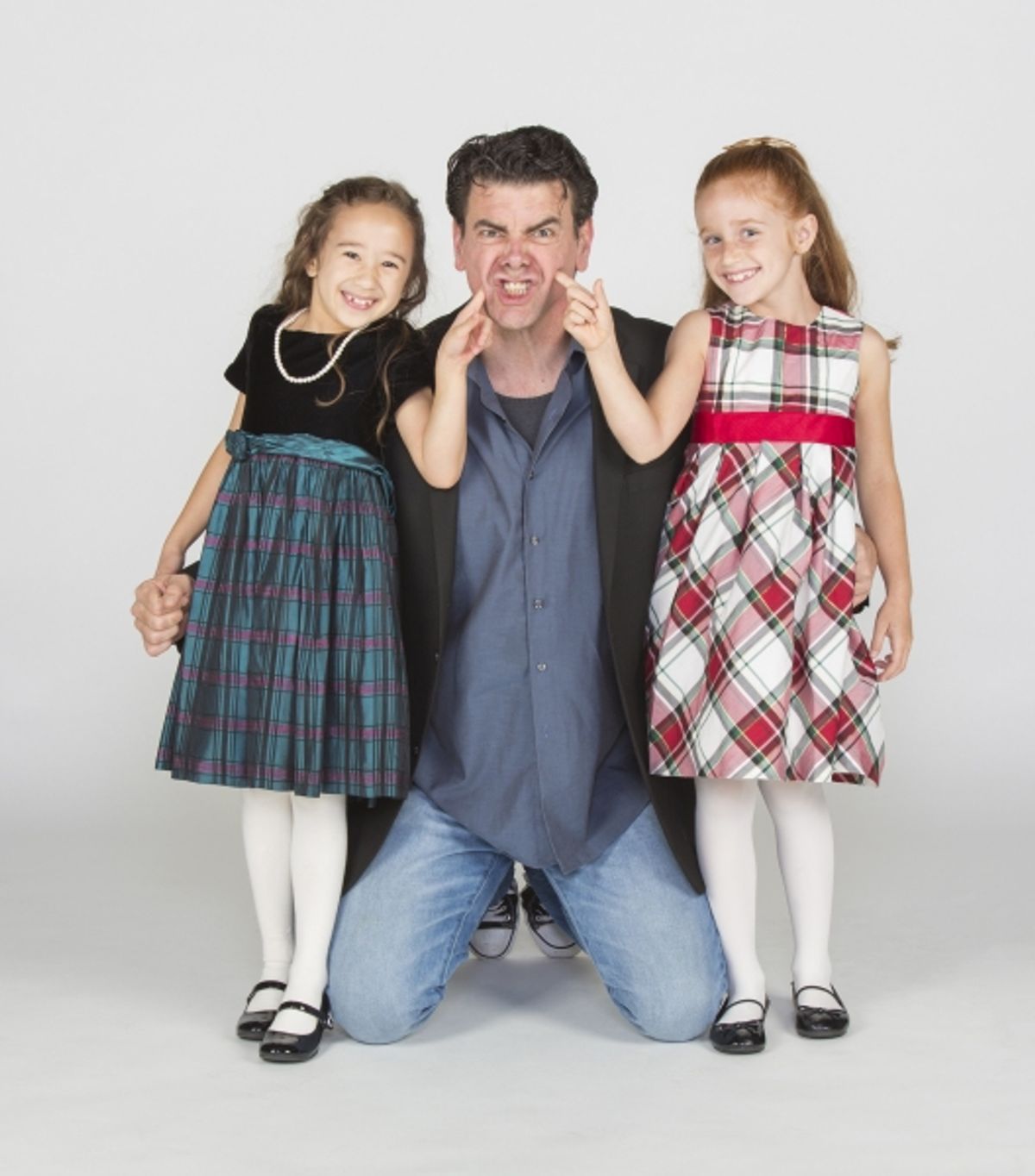 Burke Moses stars as The Grinch and Gabriella Dimmick and Taylor Coleman as Cindy-Lou Who at 