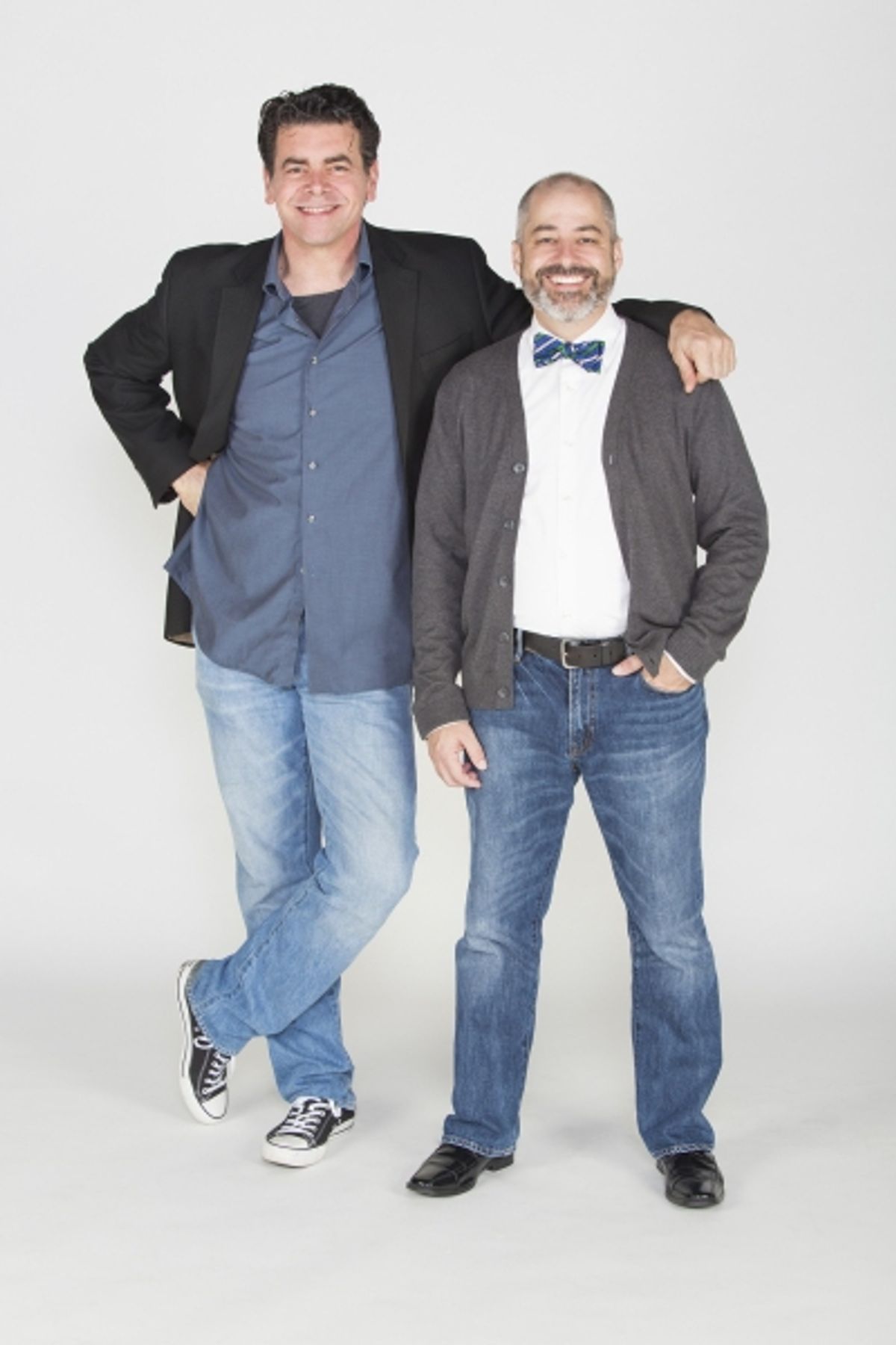 Director James Vasquez and Burke Moses, who stars as The Grinch at 