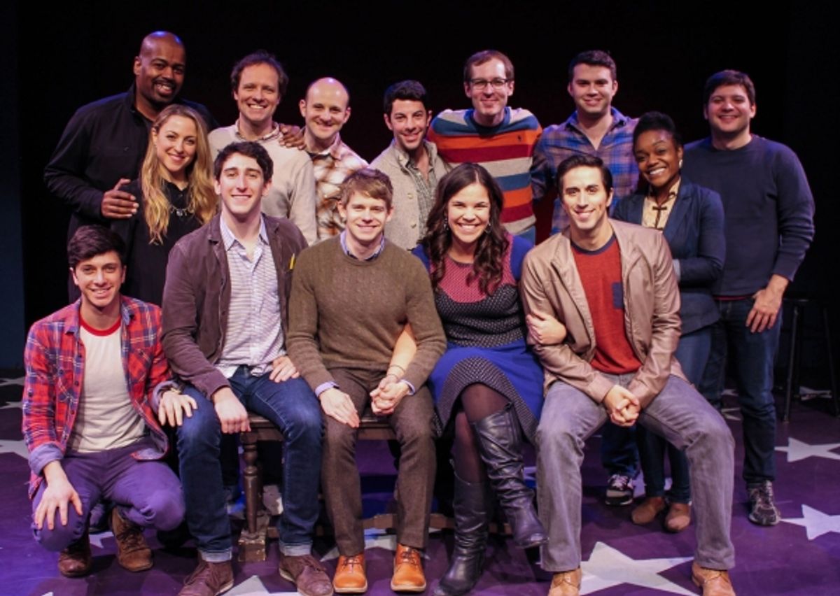 Jeremy Greenbaum, Ben Fankhauser, Andrew Keenan-Bolger, Lindsay Mendez, Matthew Scott;  Lance Roberts, Dana Steingold, Jim Stanek, Michael Thomas Holmes, Matthew Bauman, Olli Haaskivi, Greg Kamp, Kenita Miller, Jared Loftin at 