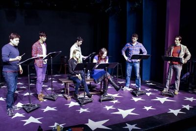 Jared Loftin, Jeremy Greenbaum, Dana Steingold, Matthew Bauman, Lindsay Mendez, Greg  Photo