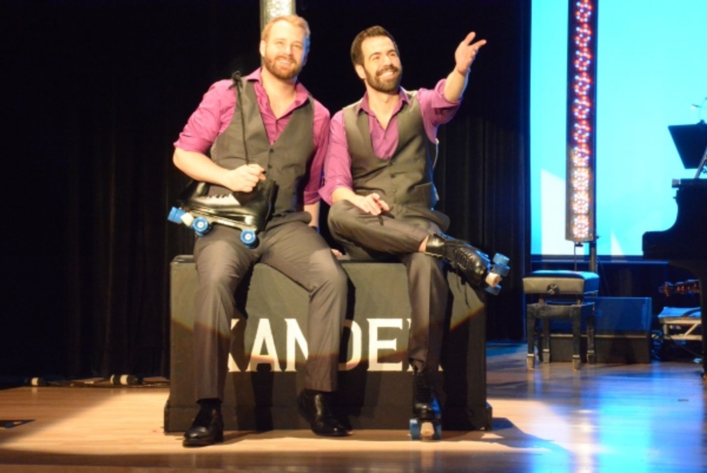 Photo Flash: First Look at Half Moon Theatre's THE WORLD GOES 'ROUND Photo Flash: First Look at Half Moon Theatre's THE WORLD GOES 'ROUND Image