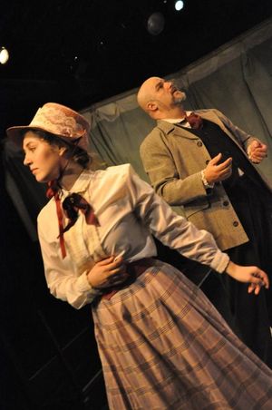 CASSIE JO FASTABEND (Jo) and JOHN MUNN (Professor Bhaer)  Photo