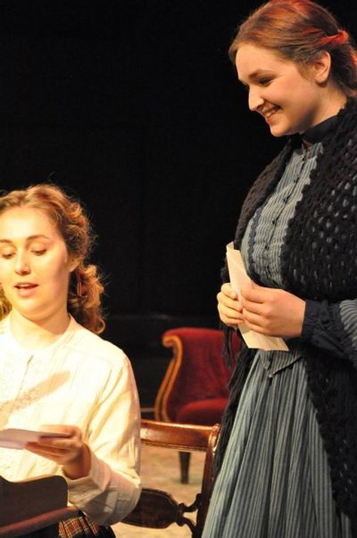 CASSIE JO FASTABEND (Jo) and LAURA STRONG (Meg) Photo