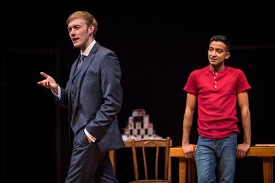 Brett Schneider (Magician) and Adam Poss (Diver) Photo