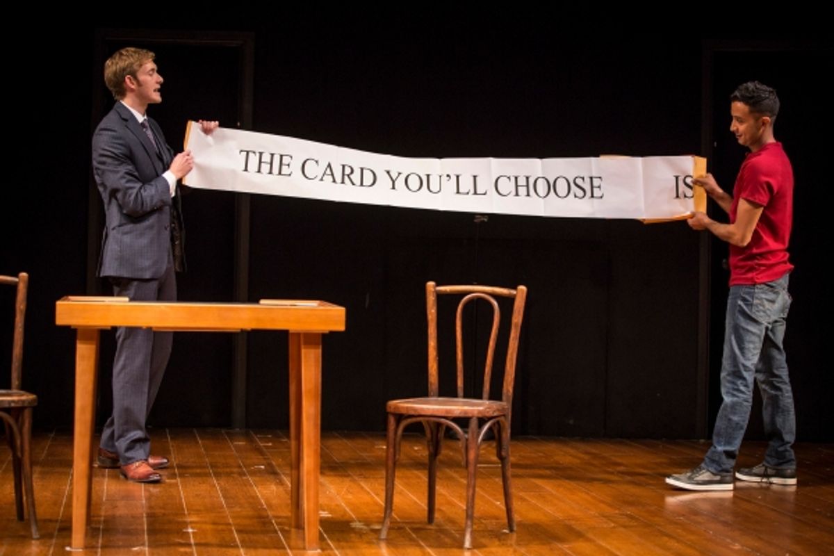 Brett Schneider (Magician) and Adam Poss (Diver) at 