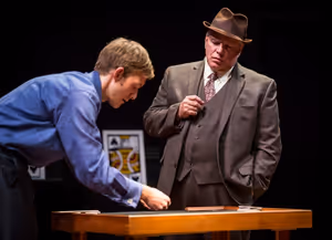 Brett Schneider (Magician) and Norm Woodel (Father) Photo