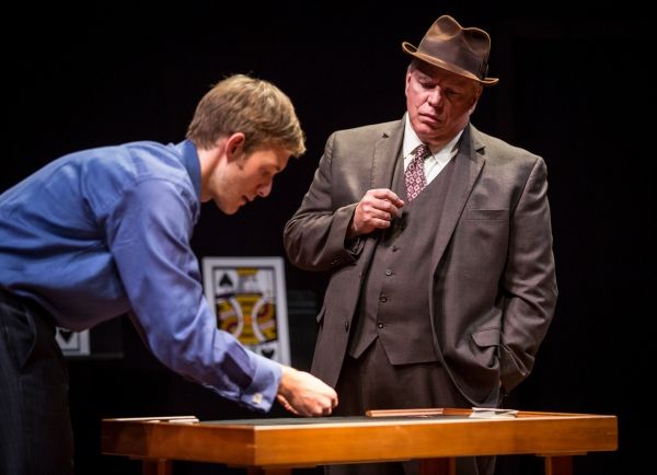 Brett Schneider (Magician) and Norm Woodel (Father) Photo