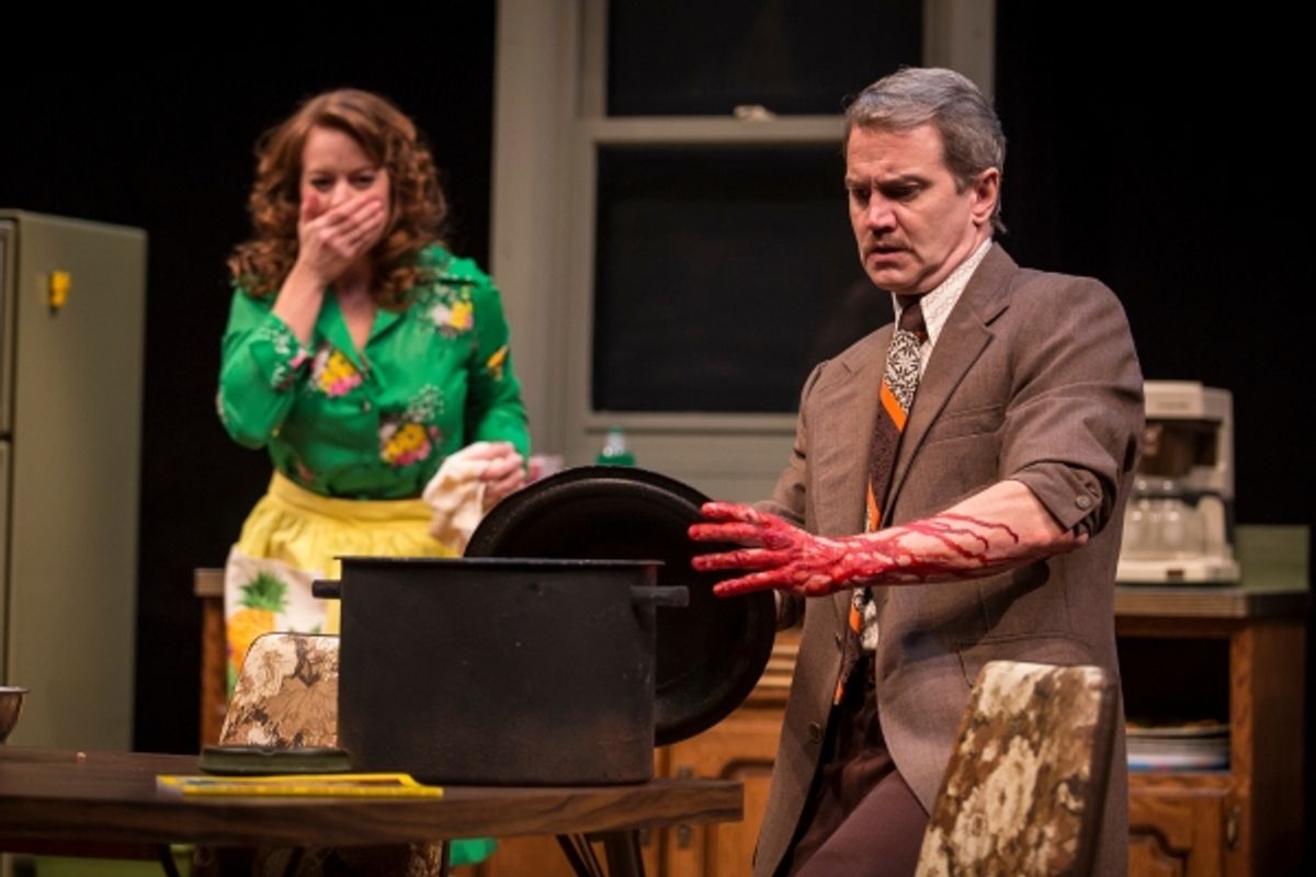 Melanie Keller (Carol) and Steve Key (Arthur) at 