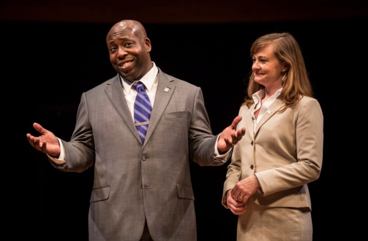 James Earl Jones II (Carlyle) and Tiffany Scott (Janice) at 