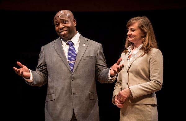 James Earl Jones II (Carlyle) and Tiffany Scott (Janice) Photo