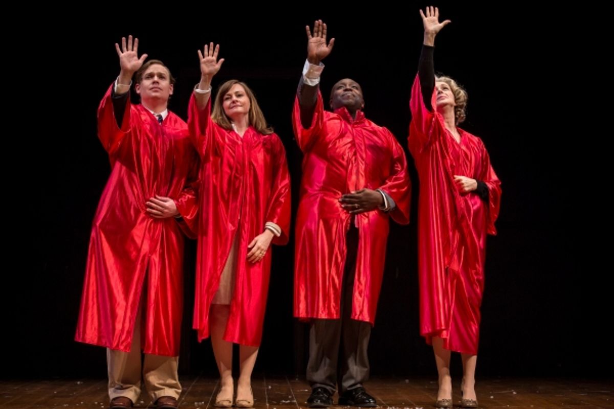 Nate Whelden (Mark), Tiffany Scott (Sarah), James Earl Jones II (Carlyle) and Janice OÃ¢â‚¬â„¢Neill (JaniceÃ¢â‚¬â„¢s Mom) at 