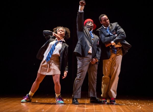 McKenzie Chinn (Shanequa), James Earl Jones II (Carlyle) and Levenix Riddle (Tyrone) Photo