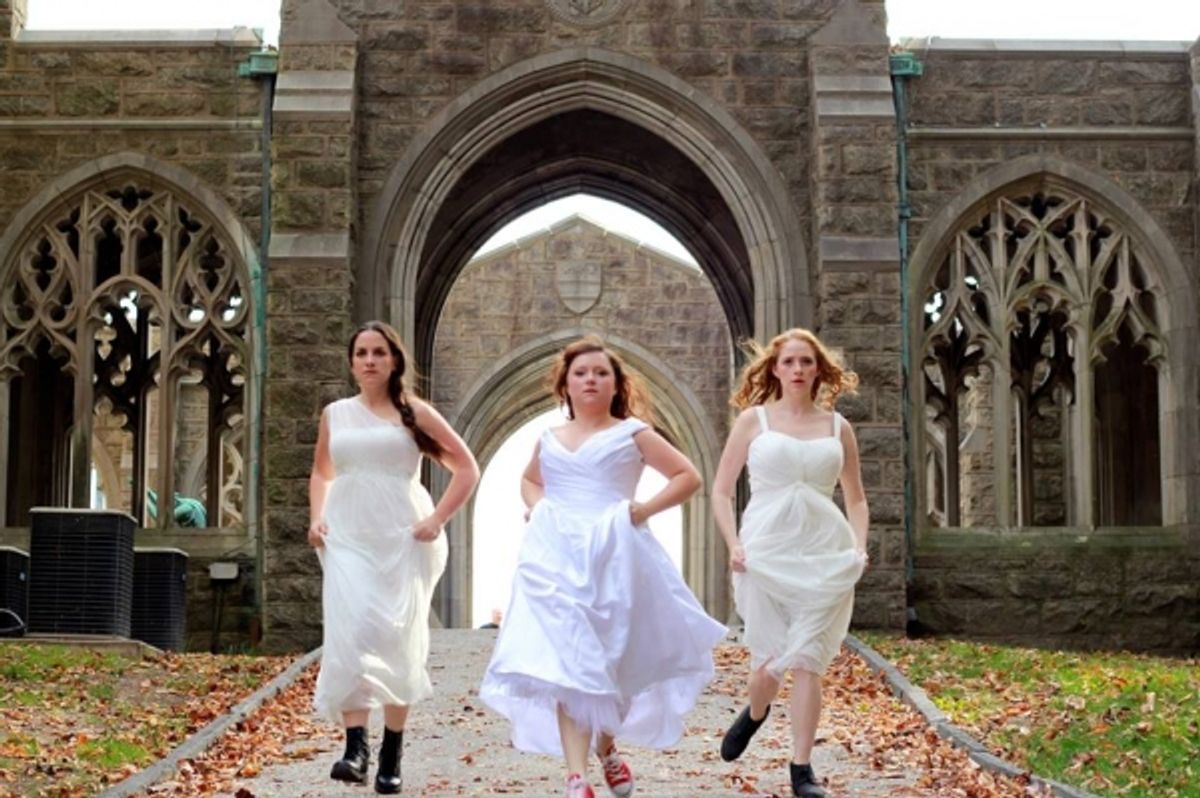 Hallie Martenson, Sophia Barrett Meghan Winch at 