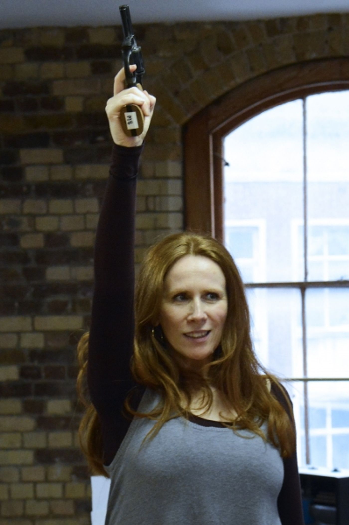 Photo Flash: In Rehearsal for Menier Chocolate Factory's ASSASSINS with Aaron Tveit, Catherine Tate & More!  Image