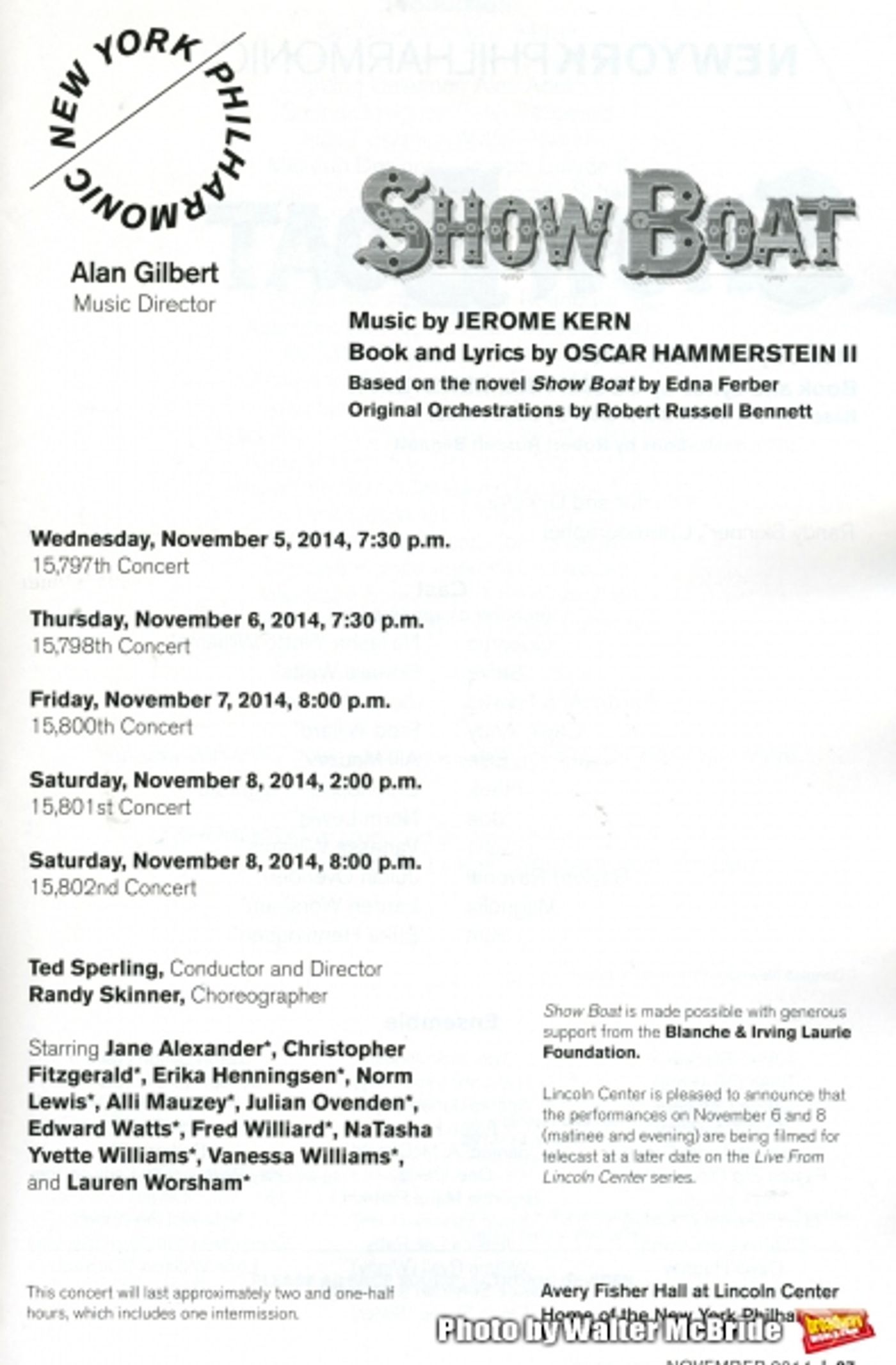 Photo Coverage: First Look at Vanessa Williams, Lauren Worsham, Jane Alexander & More in New York Philharmonic's SHOW BOAT - Part One  Image